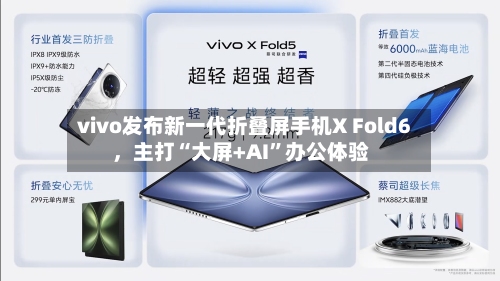 vivo发布新一代折叠屏手机X Fold6	，主打“大屏+AI”办公体验-第1张图片